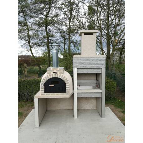 Horno y barbacoa de granito