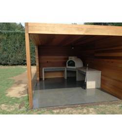 horno y mesa auxiliar de granito 2