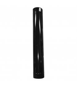 Tubo vitrificado negro 100 cm para Hornos de Leña