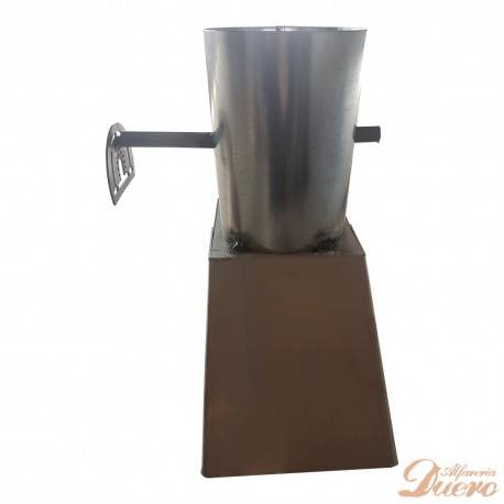 Tiro Ø150mm con regulador INOXIDABLE ALECOOK 