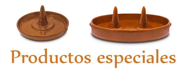 Imagen de asadores especiales de barro refractario con link a categoría de asadores especiales